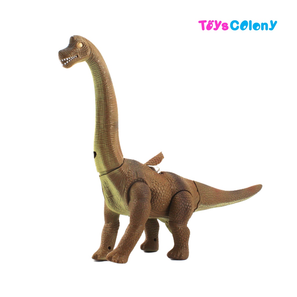 DINOSAURUS KANTONG ISI 8PCS DAN Brachiosaurus Dinosaurus Family Bisa Jalan