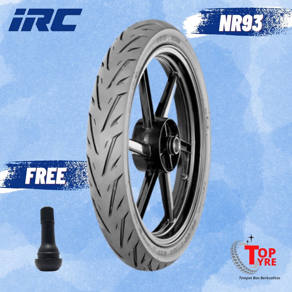BAN MOTOR RING 17 // IRC NR93 70/90-17 TUBELESS // BAN MOTOR SUPRA, SATRIA FU, KHARISMA, BLADE