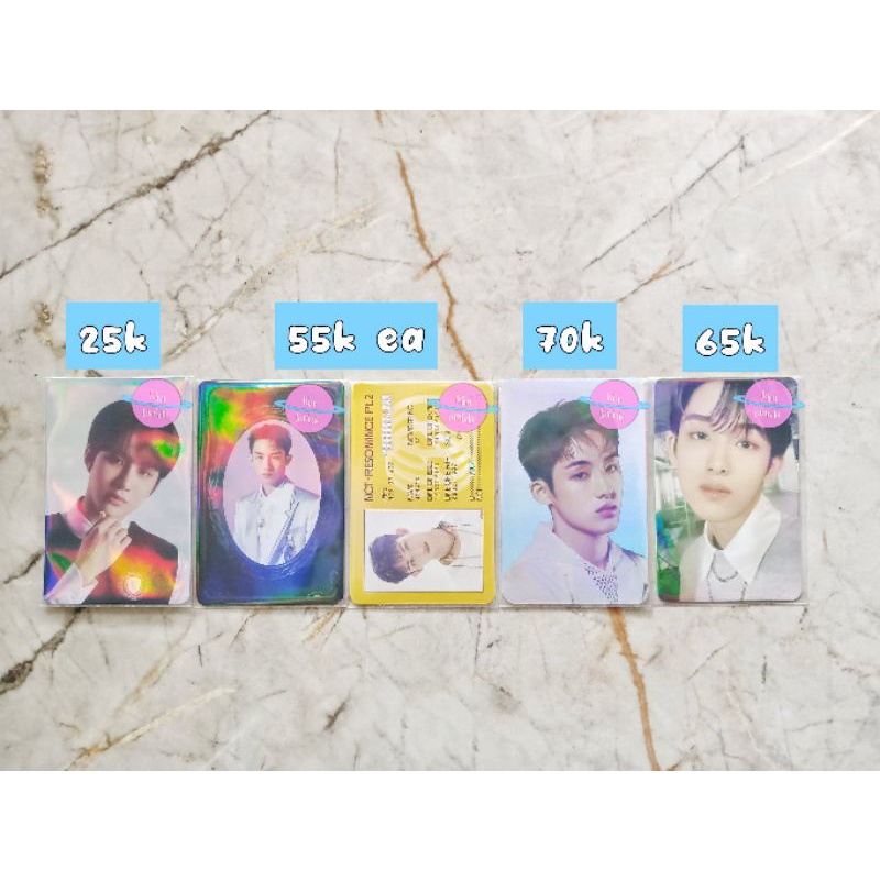 WTS NCT pc smcu yearbook yb holo pt.1 id card winwin bene aladin sg21 jungwoo
