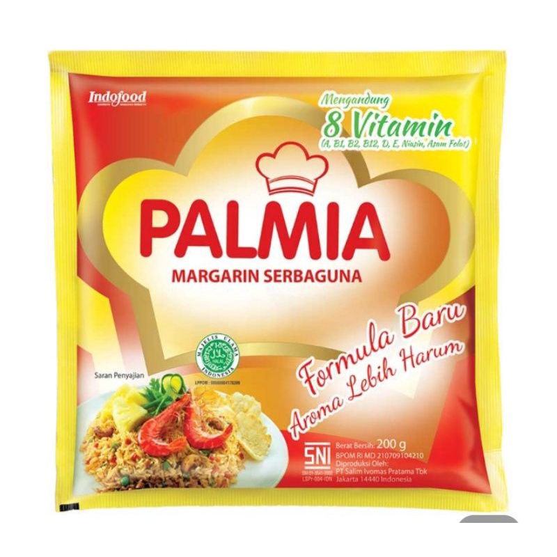 

Palmia Margarine Salt 200g Margarine serbaguna/Filma margarine