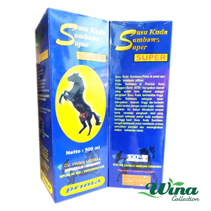 

Susu Cair Kuda Liar SUPER Plus Herbal Madu Sumbawa ASLI 500ml Prima