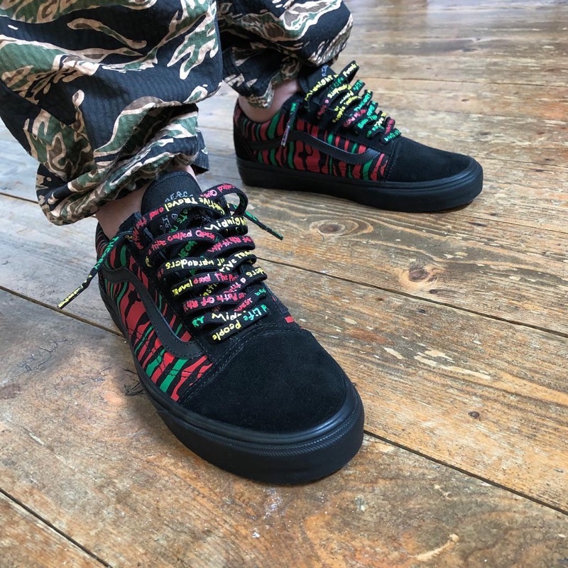 VANS OLDSKOOL x A TRIBE CALLED QUEST &quot;ATCQ&quot; BLACK ORIGINAL 100%