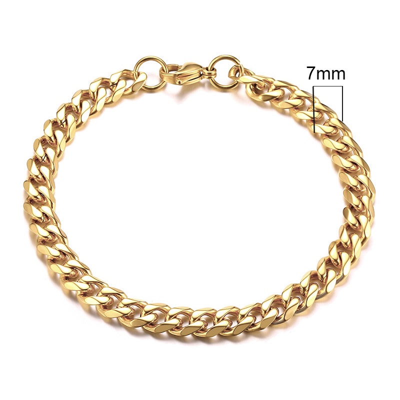 Gelang tangan sisik tebal titanium anti karat harga grosir bisa cod