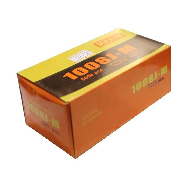 

Maxiim Maxim Mata Staples U 1008J u/ Mesin Air Nailer Staples 8mm