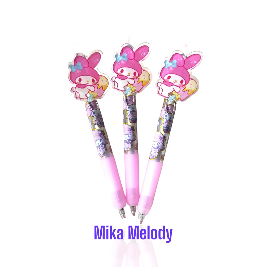 PULPEN PULLPEN PULPENN MIKA HELLOKITTY PEN SANRIO PEN LUCU ATK PULPEN SANRIO KUROMI POMPOMPURIN CINNAMOROLL MY MELODY HELLO KITTY PULPEN HK @banyak