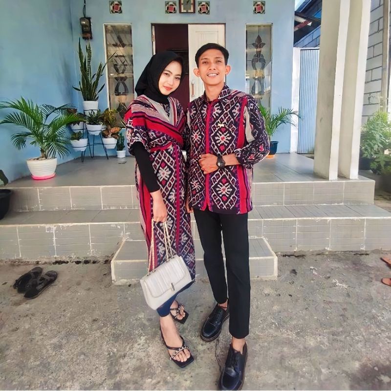 BAJU TENUN COUPLE PREWEDDING KONDANGAN KEKINIAN