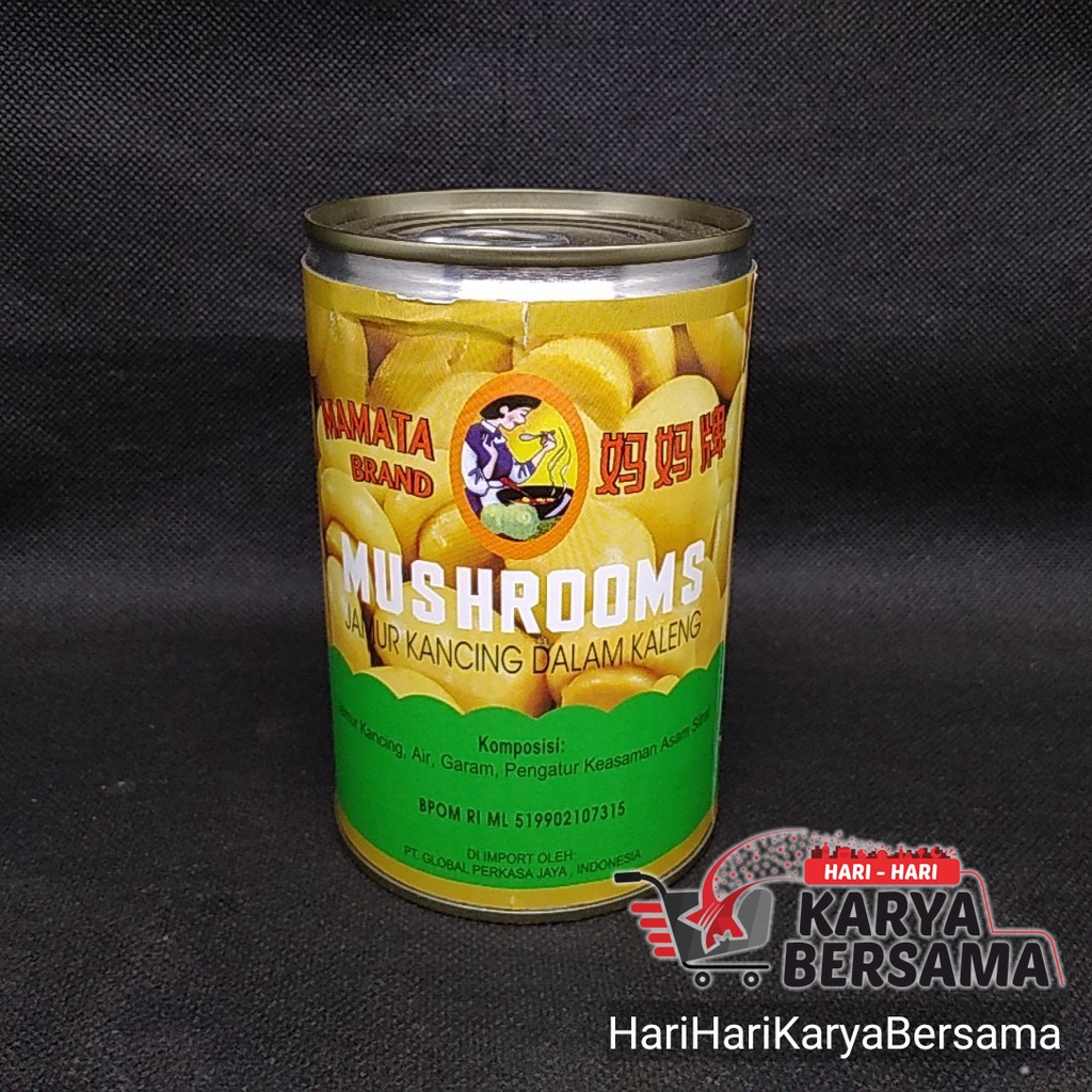 

MAMATA BRAND MUSHROOMS JAMUR KANCING 425GR