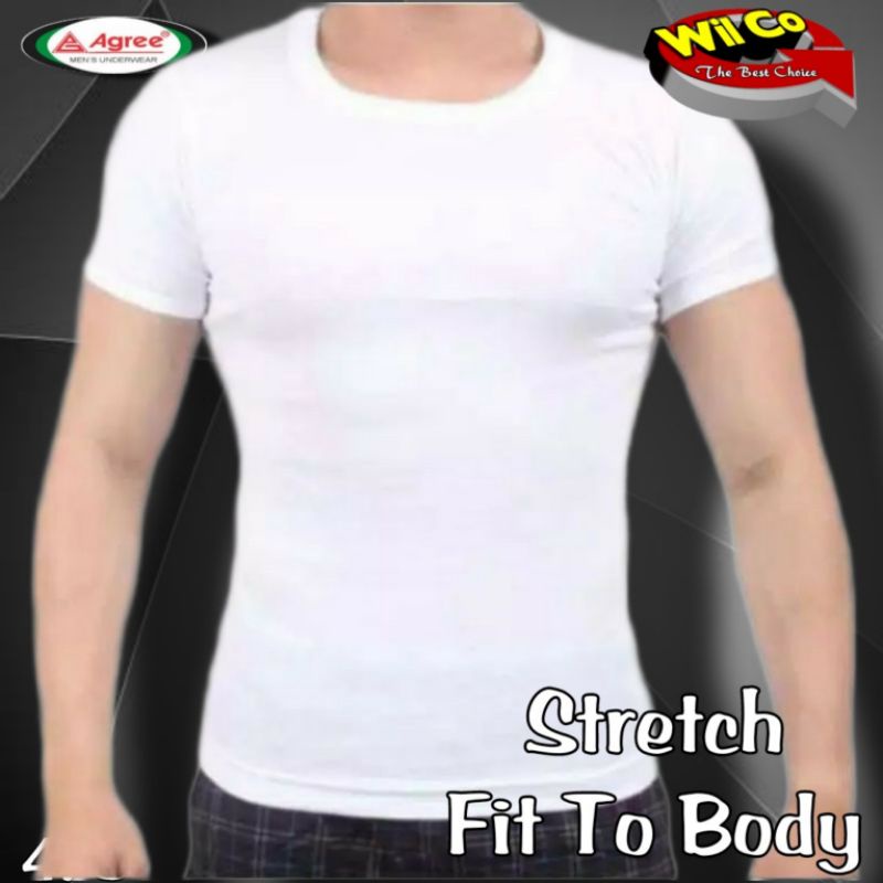 K473 - KAOS DALAM OBLONG PRIA STRETCH FIT TO BODY PAKAIAN DALAM PRIA AGREE SIZE M - XXL HARGA PER 1 PCS