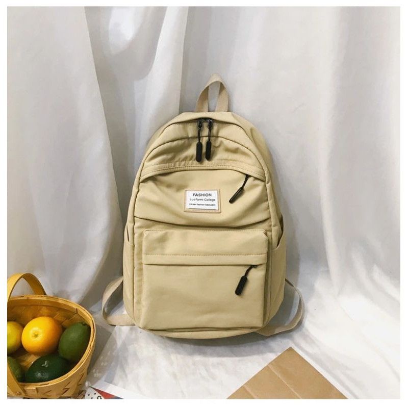 TAS RANSEL BACKPACK CREAM SEKOLAH KULIAH KERJA LAPTOP OLAHRAGA MURAH PRIA WANITA CEWEK COWOK KADO HADIAH BERKUALITAS TERJANGKAU TERMURAH BEST SELLER