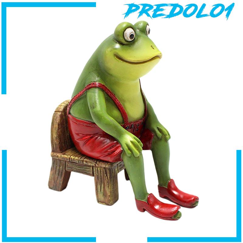 [Predolo1] Patung Kodok Bahan Resin Model Kerajinan Untuk Rumah Ruang Tamu