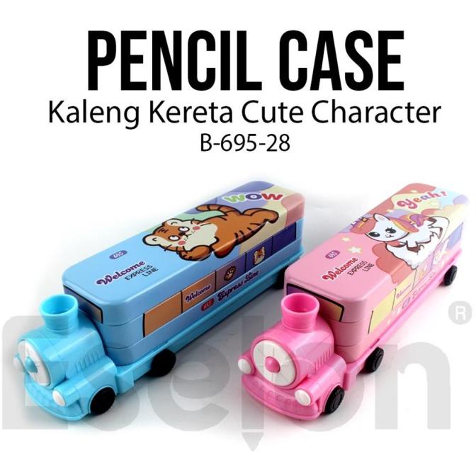 

HRG DISKON Kotak Pensil Kereta Cute Bear Premium 695-28 / Tempat Pensil Kaleng