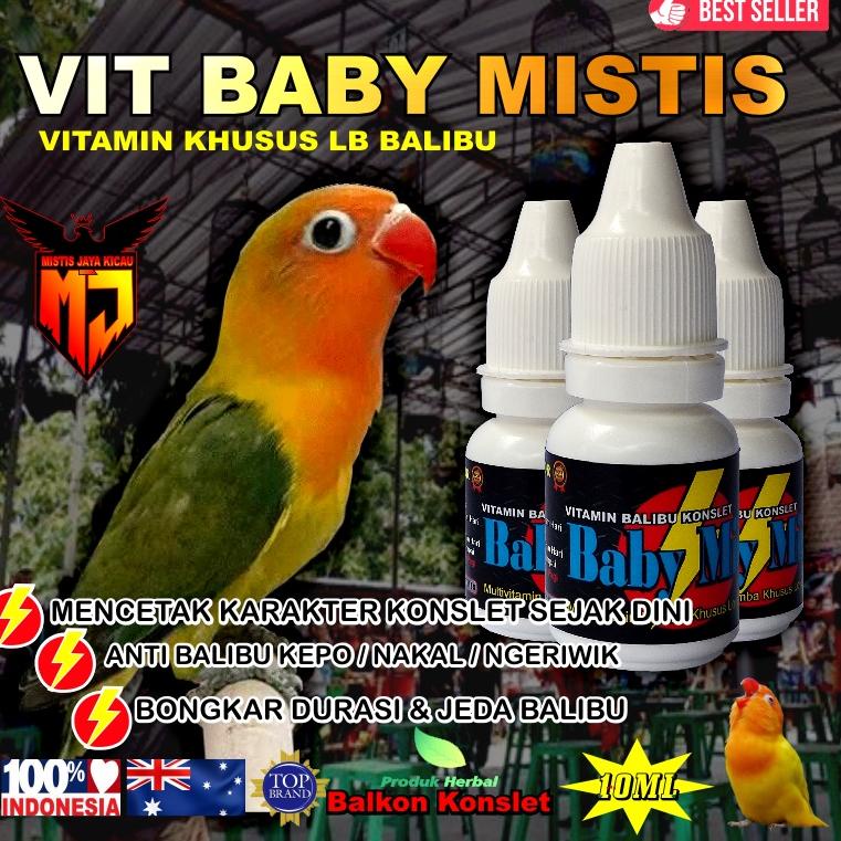 Promo Bulan [Bonus Emas] Vit Baby Mistis Lovebird | Vit Lovebird Balibu | Vit Balibu Konlset