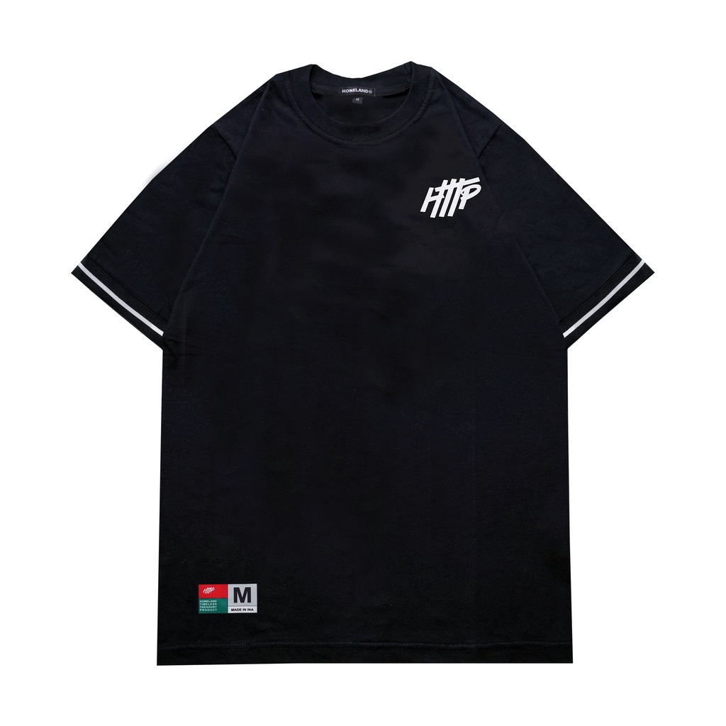 HTTP - Stripe Black - T Shirt Pria Unisex Baju Wanita Kaos Motif