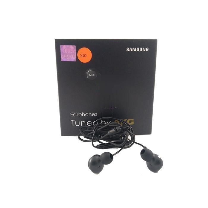 EARPHONES AKG SAMSUNG S10 BLACK ORIGINAL