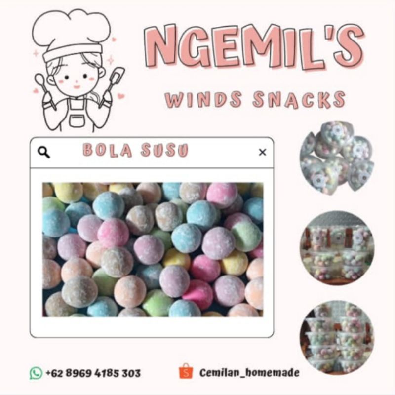 

(camilanhomemade) Bola Susu Mix