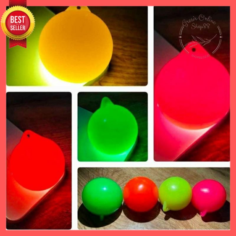 GOS -I308- Latto-Latto Bening Tembus Cahaya - Mainan Latto Latto Tek Tok - Lato Lato Glow in the dark