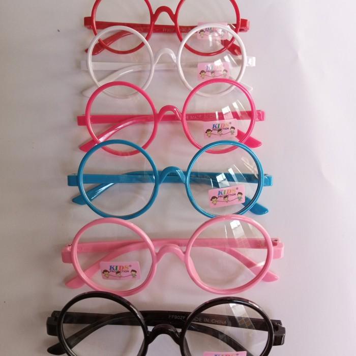 Kacamata Anak Laki-Laki Perempuan Bulat Bening Lucu Fashion Boboho Berkualitas Best Seller