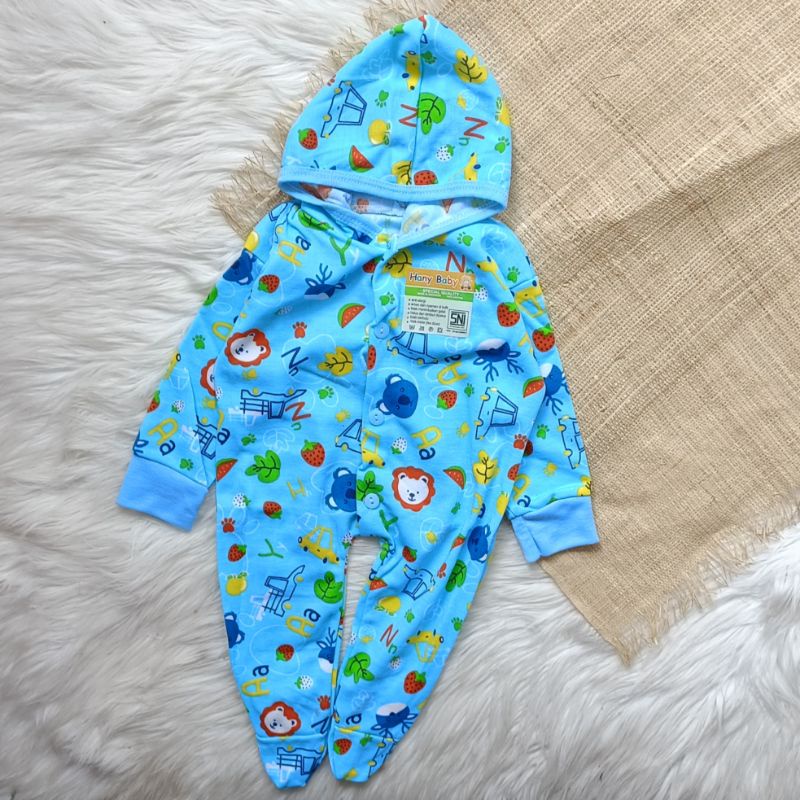 Jumper Hoodie bayi newbron printing premium 0-3 bulan