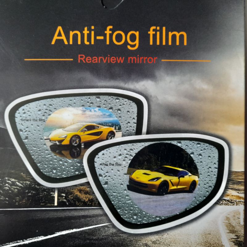 ANTI FOG FILEM KACA SPION MOBIL UNIVERSAL OVAL
