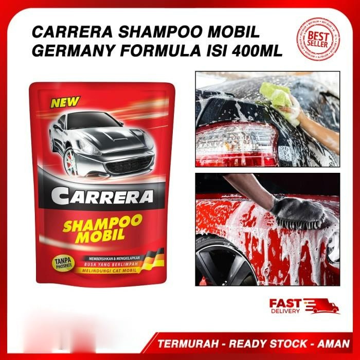 Carrera Shampoo Mobil Wax Germany Formula Shampo Cuci Mobil - 400mL