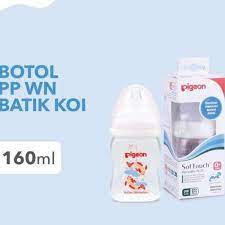 PIGEON Botol Susu PP Wide Neck Plus Nipple ( PPWN) P-Plus Nipple 160Ml