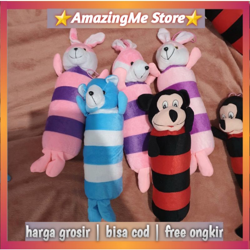 BONEKA BOBA GULING 30CM | BONEKA GULING BOBA BAHAN LEMBUT