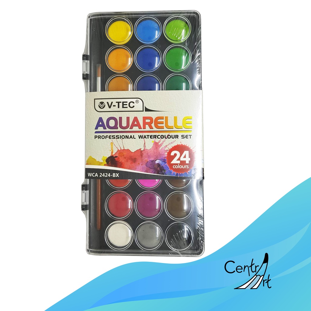 

Vtec Aquarelle Professional Watercolour set 24 colour