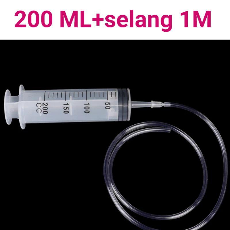 suntikan jumbo syringe spuit besar 500ml 150 ml 200ml 300cc 500 cc selang suntikan panjang kapasitas 50ml 100ml