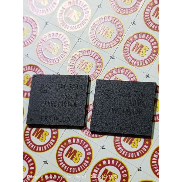 IC EMMC KMRC10014M 64GB CLEAN RPMB SAMSUNG IC EMMC ORIGINAL KMRC10014M BGA 221 64GB