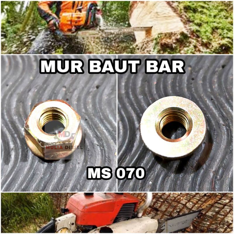 Mur Bar Hex Baut Chainsaw Senso Besar 070 MS070