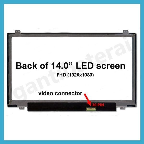 LED LCD Lenovo T480 T480S L480 14.0&quot; 30 pin non touch FHD