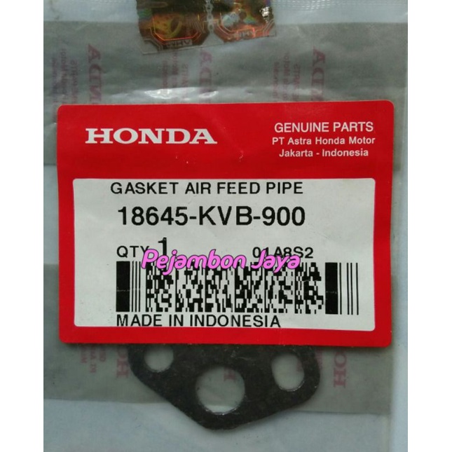 18645KVB900 GASKET AIR FEED PIPE