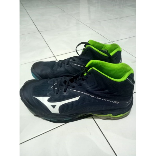 (Sepatu Voli Second) Mizuno wlz 6 Mid Super Premium