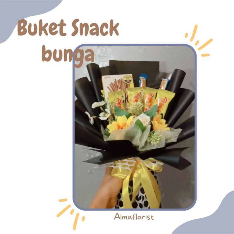 

Buket Snack & bunga