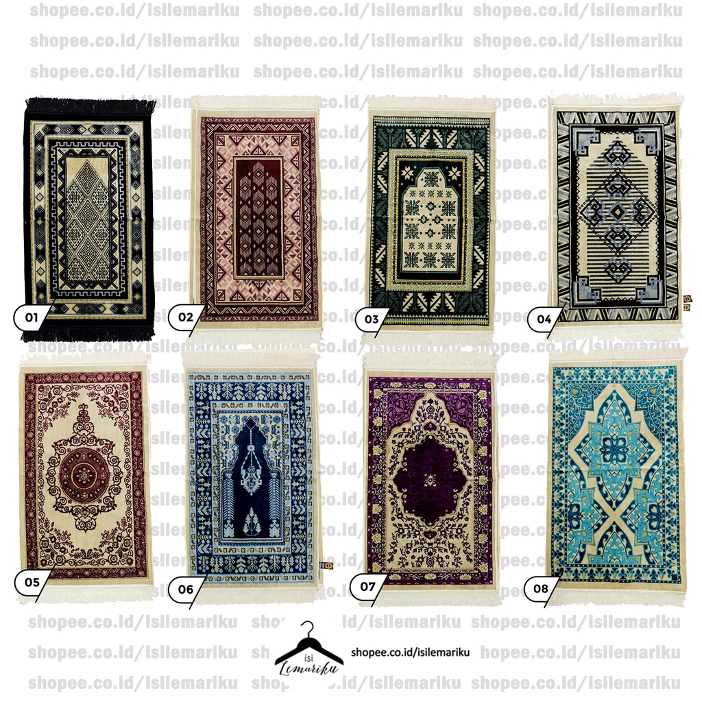 Sajadah YAKAR MIDI 50 x 105cm Aneka Motif &amp; Warna P.2