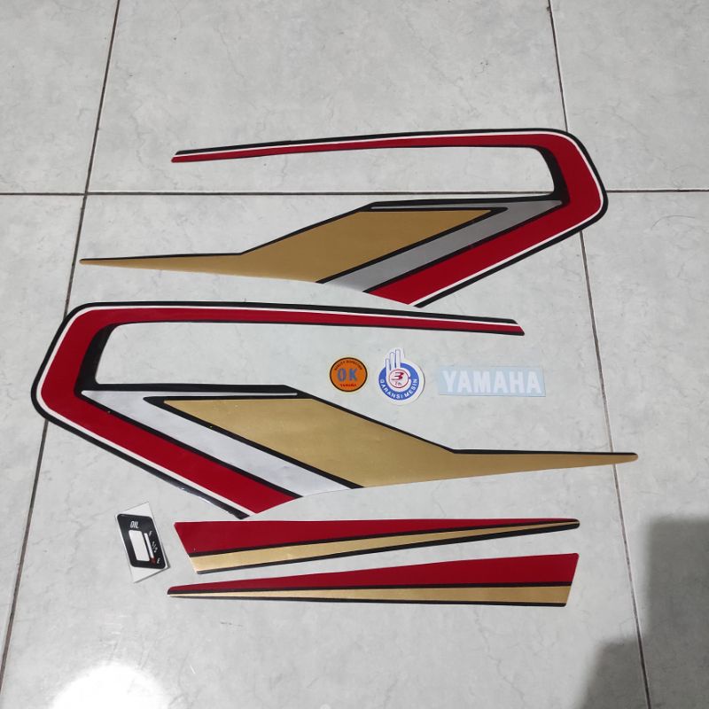 Stiker Stripping Striping Decal graphic Yamaha RX King Kobra 1991 1992 laminasi SETARA Ori original