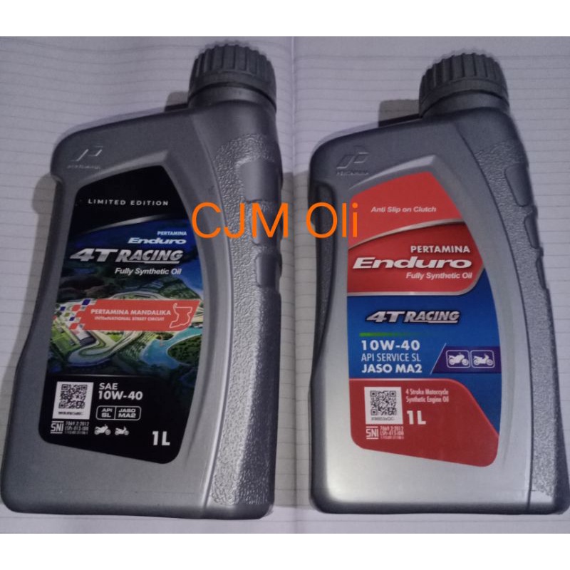 oli Enduro Racing 1 liter for Vixion/Byson/Jupiter MX/Satria Fu/Supra x GTR/Sonic/Verza/Tiger/Mega p