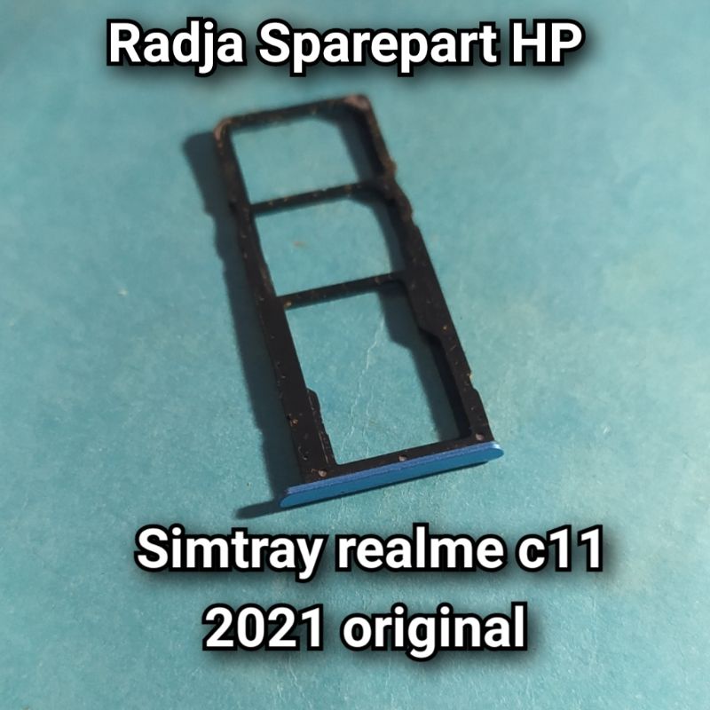 Simtray realme c11 2022 / tempat kartu SIM realme c11 2022 original