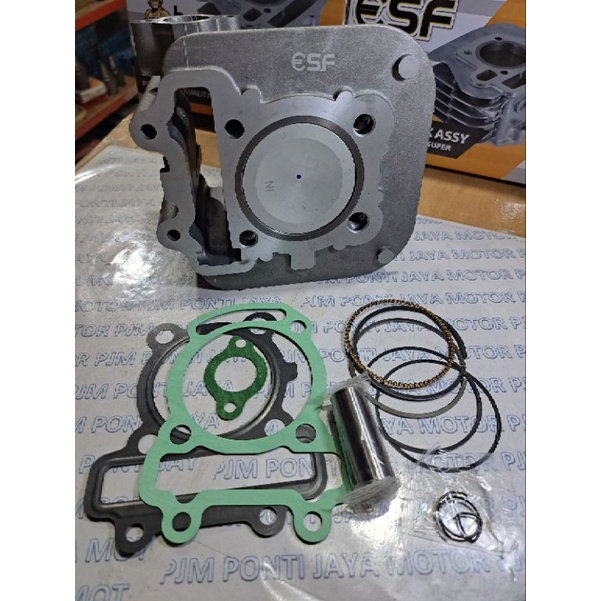 CYLINDER BLOK PISTON SEHER SET BAJAJ RE CNG BUSI 1 , RE205 ( BAJAJ RODA TIGA )