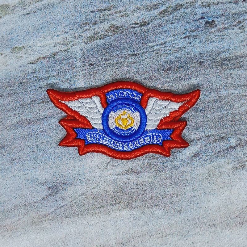 Atribut pdl polri / pdl pin pelopor lantas polri bordir timbul