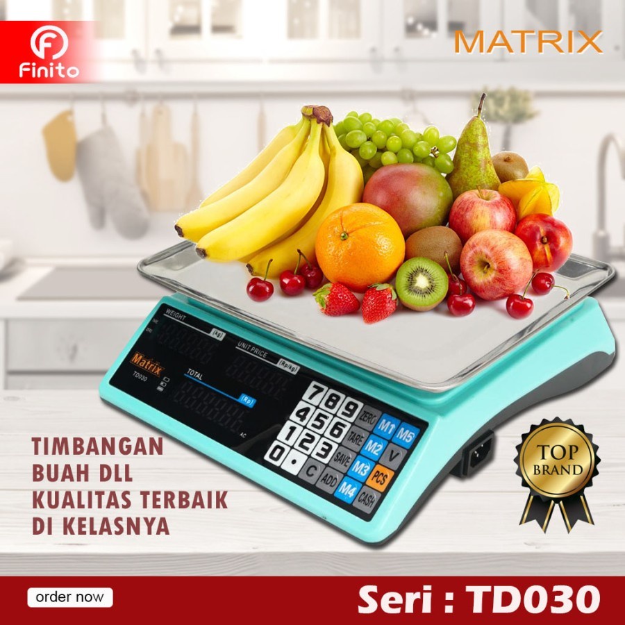 Timbangan Digital MATRIX Timbangan Elektrik 40 kg TD030 Matrix Timbangan Listrik