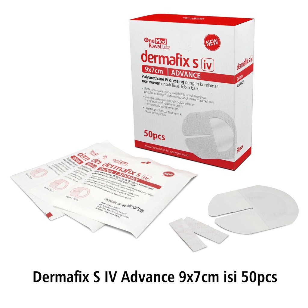 Dermafix S IV Dressing Advance 7x9cm OneMed box isi 50pcs OT