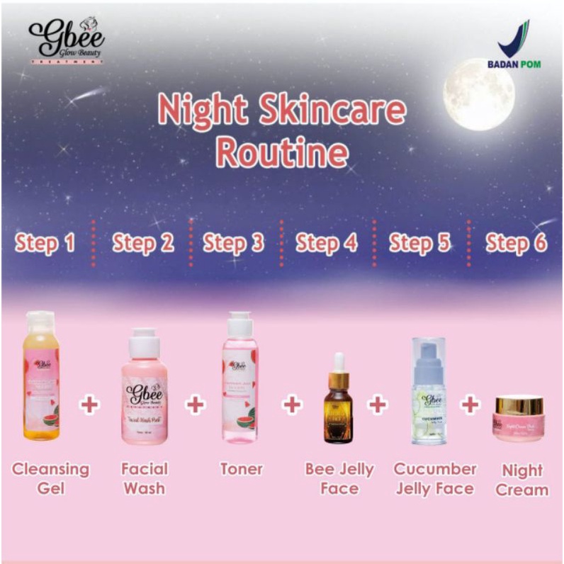 Miffglow - FREE GIFT Gbee glow beauty paket acne paket whitening paket gold gbee glow beauty treatment paket small paket kinclong
