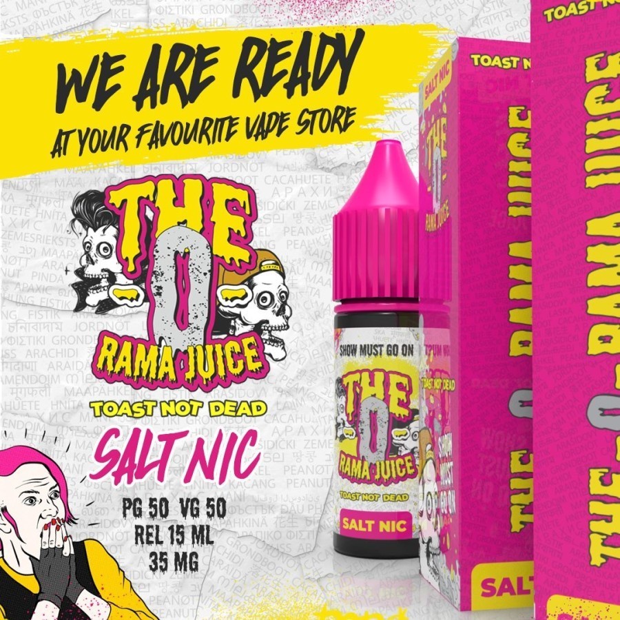 100% AUTHENTIC LIQUID THE ORAMA V2 SALTNIC 15ML