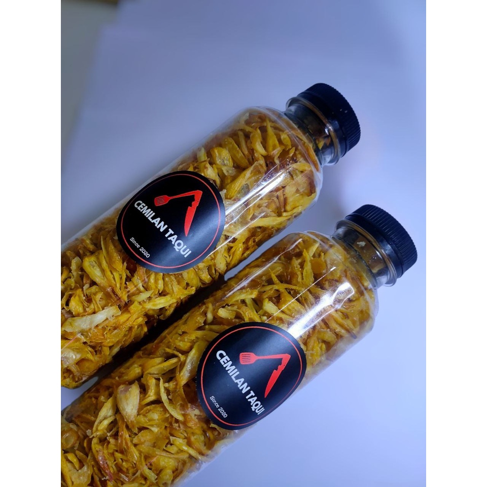 

Bawang Goreng Sumenep Kualitas Super dan Baik, Renyah Gurih dalam bentuk botol harga ekonomis