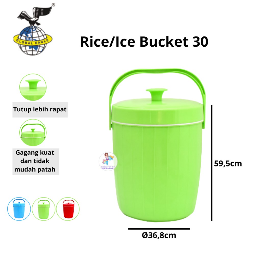 Global Eagle Rice / Ice Bucket Termos Nasi/Es 30 RIBR30