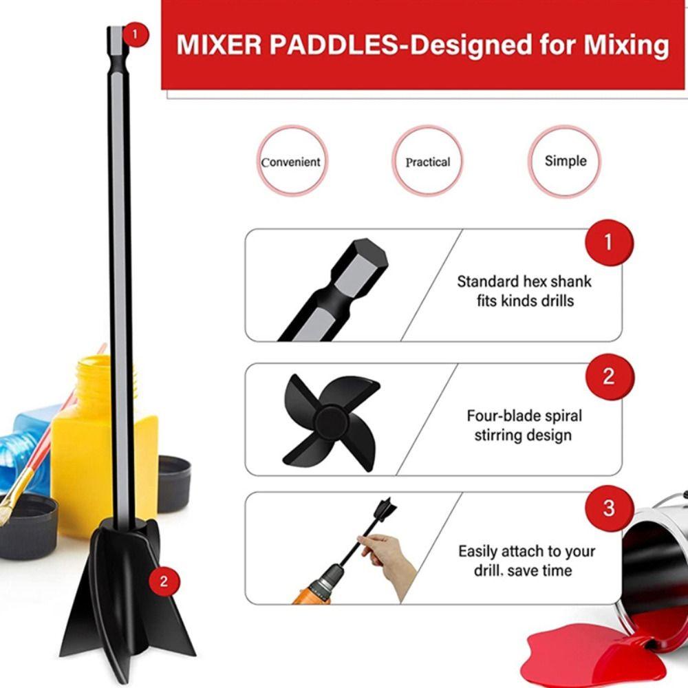 Lanfy Mixer Paddle Mixer Tempel Untuk Mencampur Pengaduk Paddle Helix Mixer Mud Power Mixer Stik Pengaduk