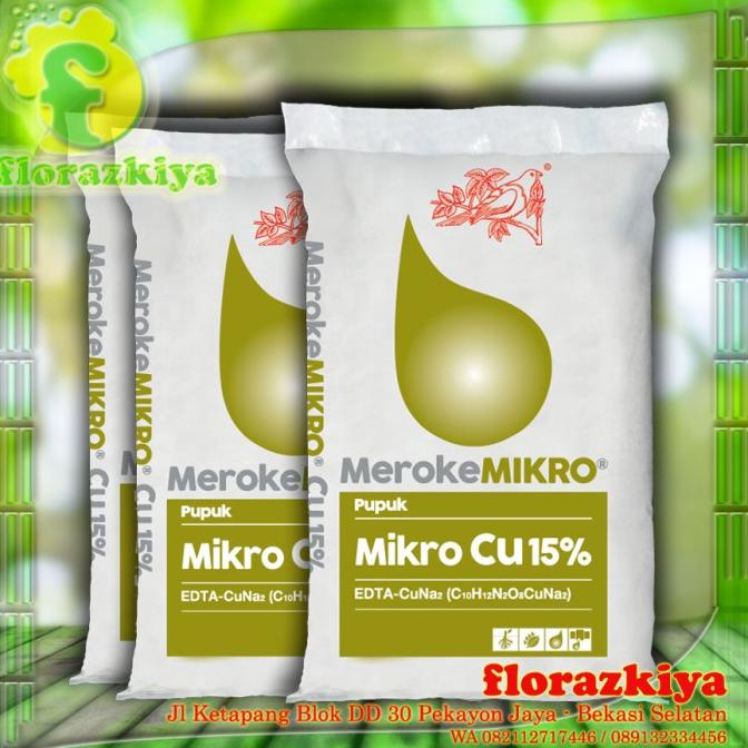 Jual Pupuk Mikro Tunggal Meroke Mikro Cu Edta Kemasan Original Gram Shopee Indonesia