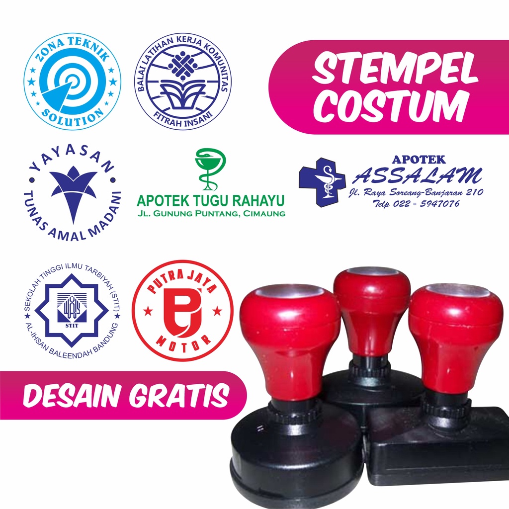 

Stempel Otomatis Satu Warna Free Desain