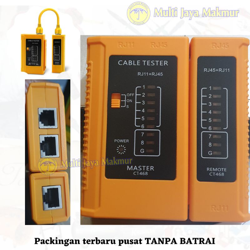 Lan Tester Kabel Jaringan RJ45